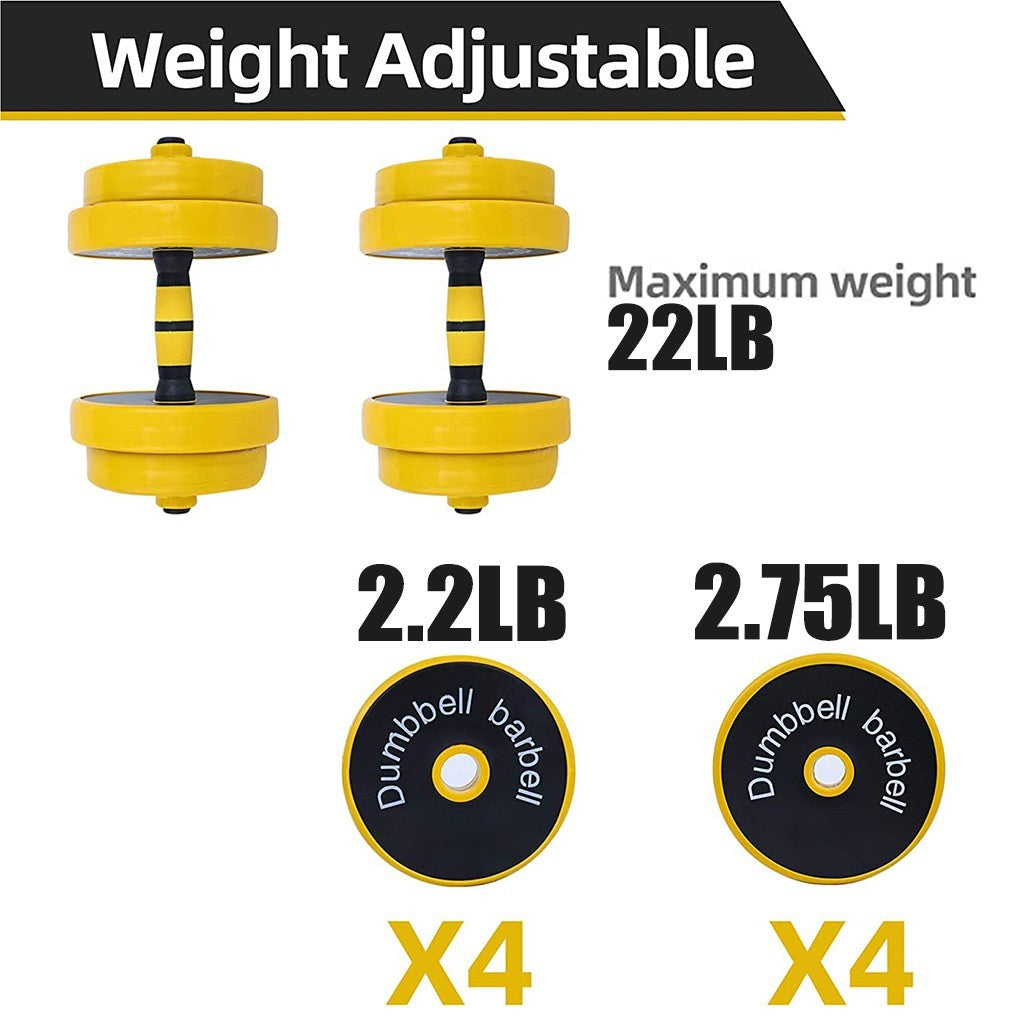FlexiFit 2-in-1 Dumbbell & Barbell Set – Customizable, Durable & Space-Saving