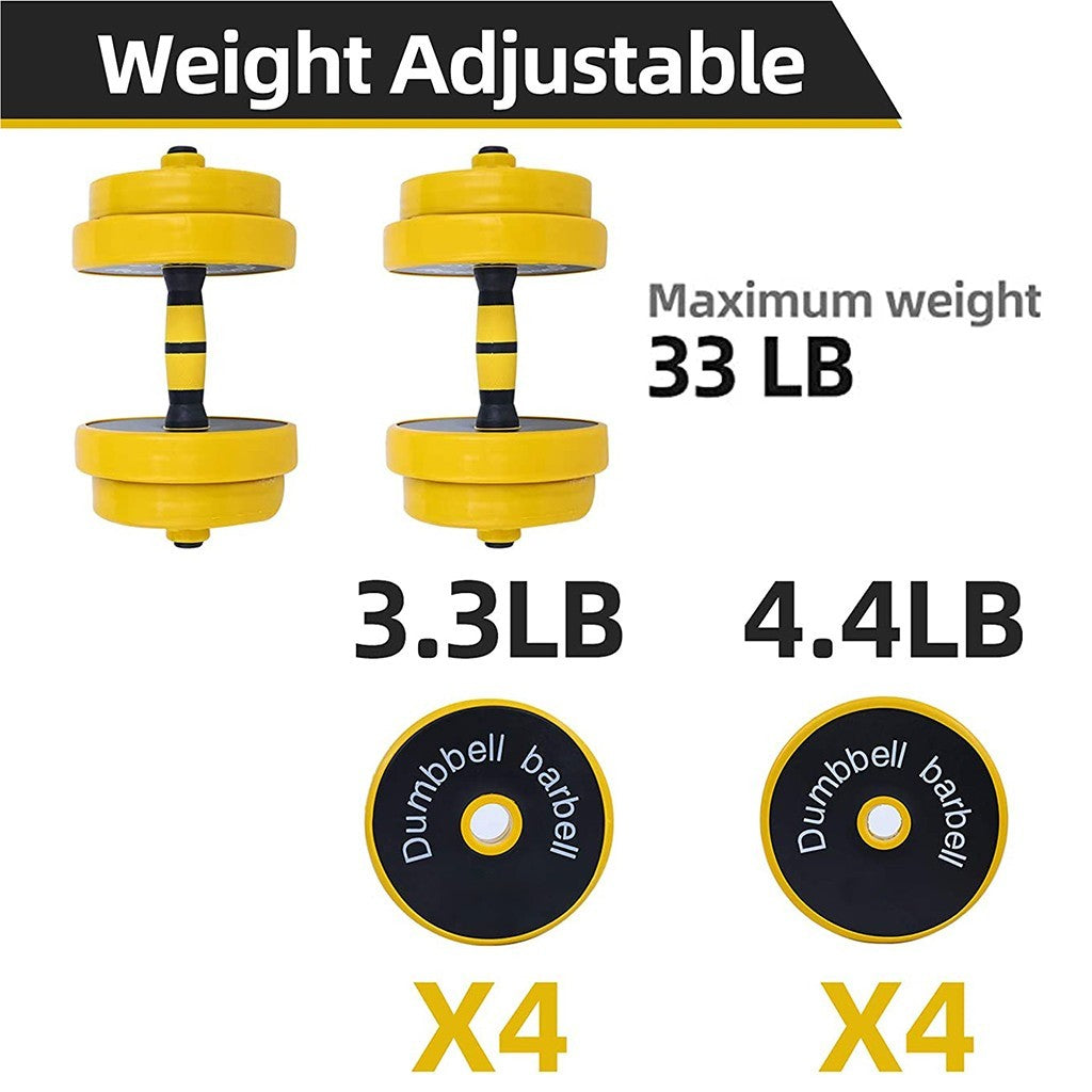 FlexiFit 2-in-1 Dumbbell & Barbell Set – Customizable, Durable & Space-Saving
