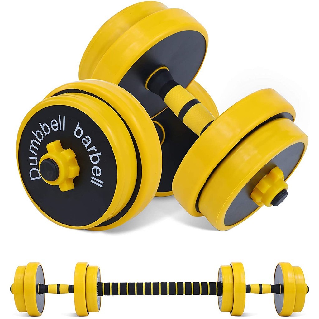 FlexiFit 2-in-1 Dumbbell & Barbell Set – Customizable, Durable & Space-Saving
